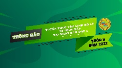 THÔNG BÁO TUYỂN THỰC TẬP SINH HỘ LÝ TẠI NHẬT BẢN KHÓA II NĂM 2022