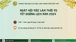 [Sự kiện 08/12] Ngày hội việc làm thời vụ Tết Dương lịch năm 2024